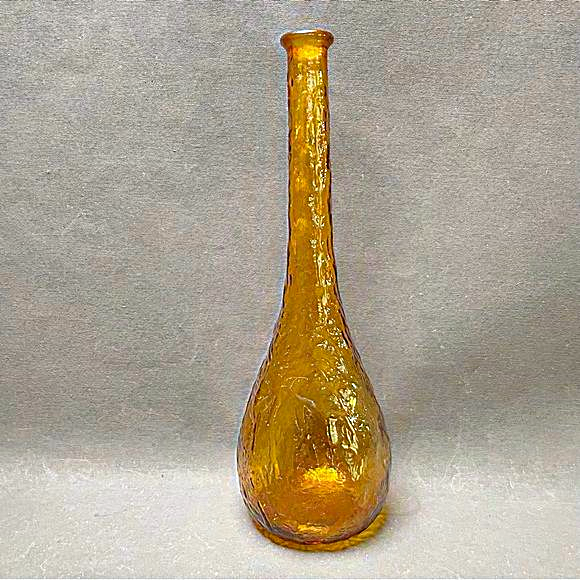 Accents Vintage Empoli Glass Amber Wax Drip Genie Bottle Poshmark